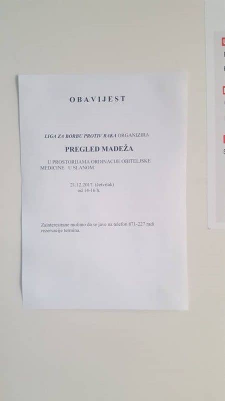 Preventivni pregled u Stonu 2017 2